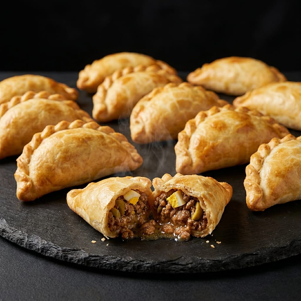 Una Docena de Empanadas de Carne al Horno
