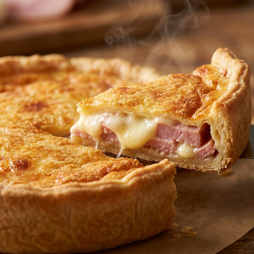 Tarta de Jamón y Queso