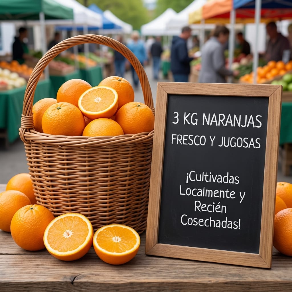 3 Kg de Naranjas Premium