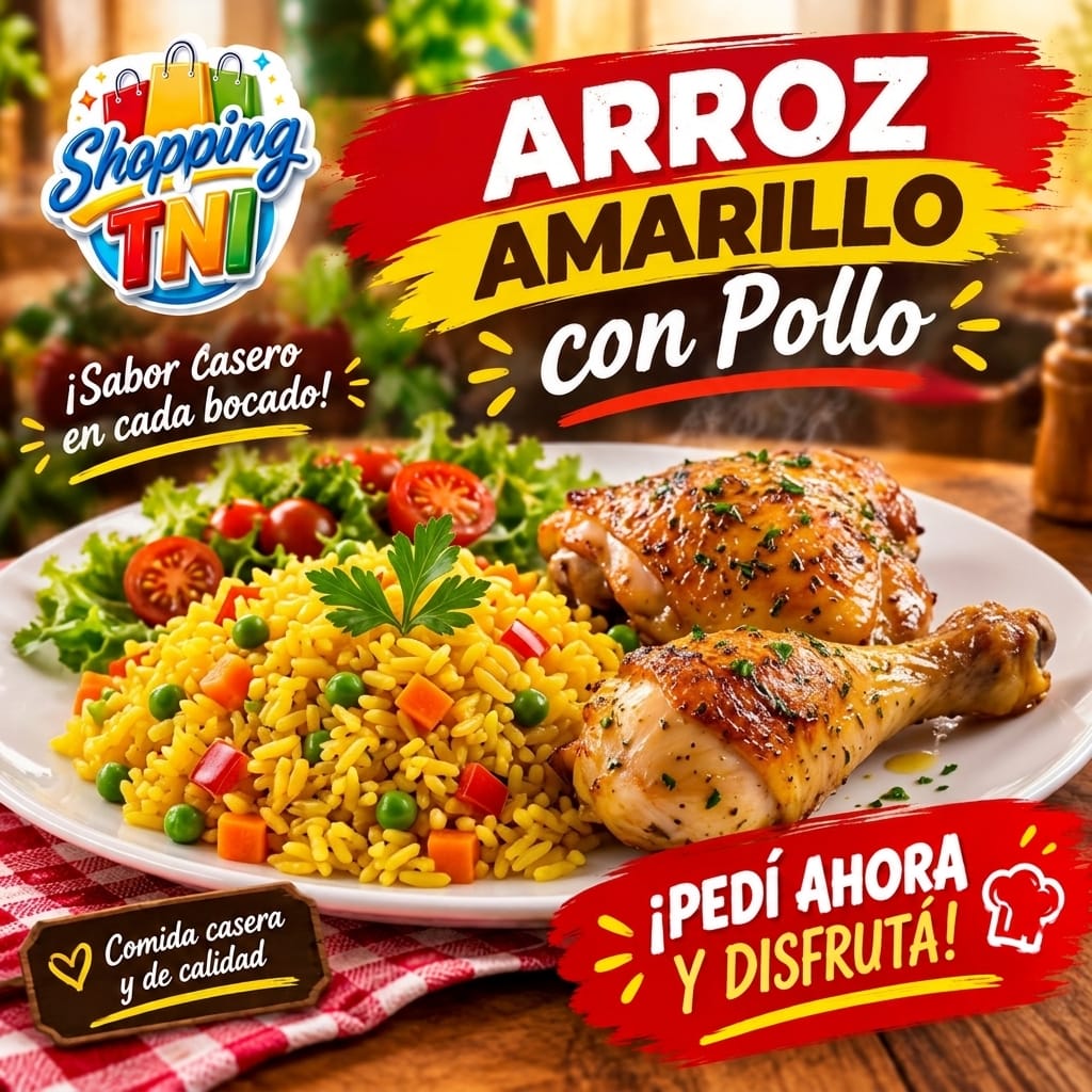 Arroz Amarillo con Pollo